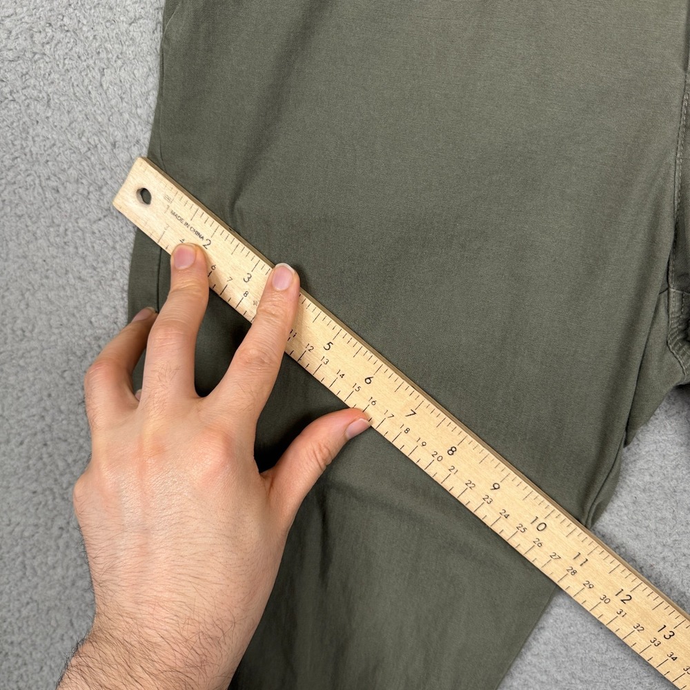 Patagonia Pants Womens 4 Olive Green Cropped Flare Outdoor Hiking Trail Camp Eco - Picture 8 of 11